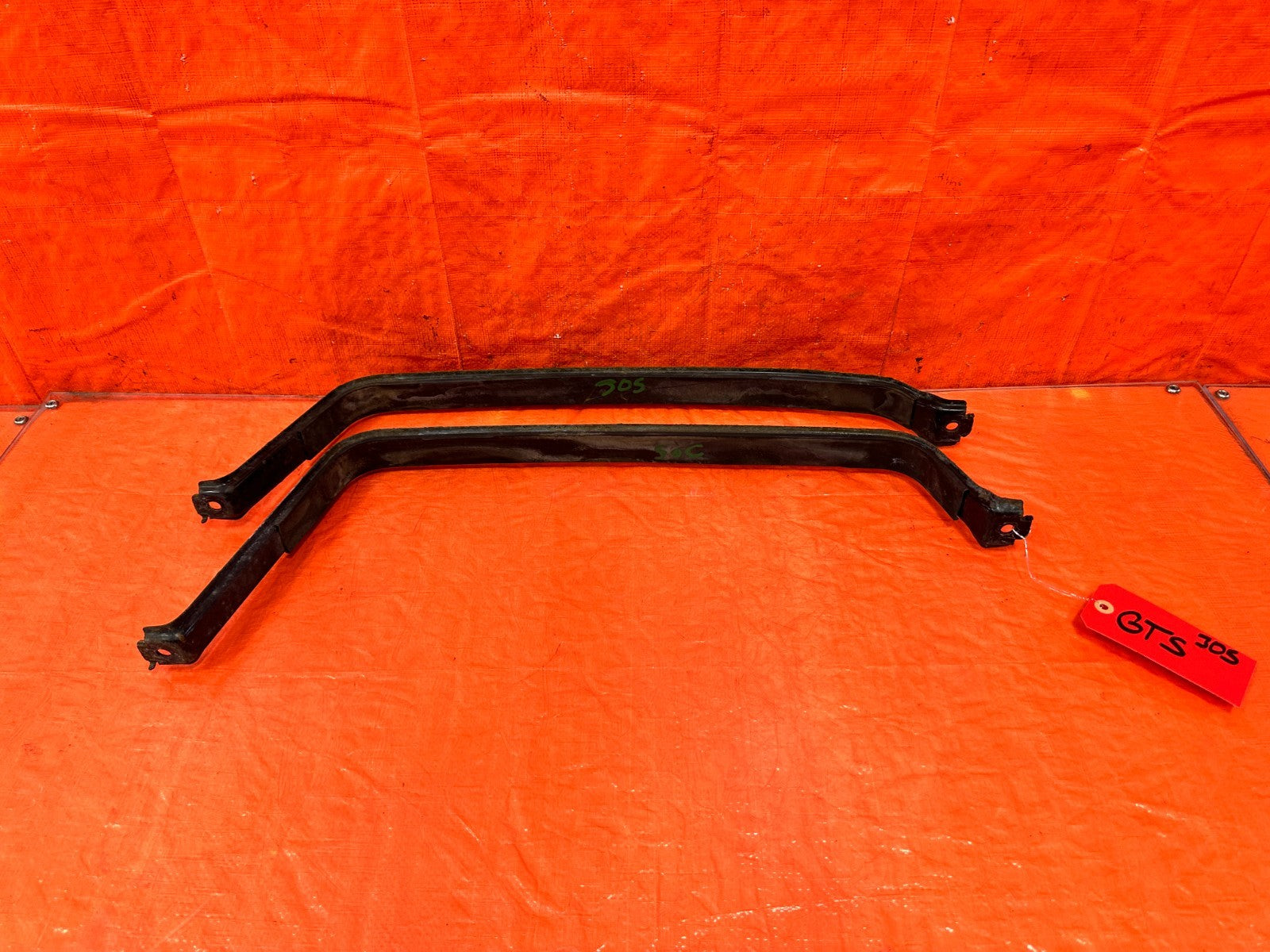 11 14 ACURA TSX   GAS GASOLINE FUEL TANK MOUNTING STRAPS BAND SET   OEM #3050