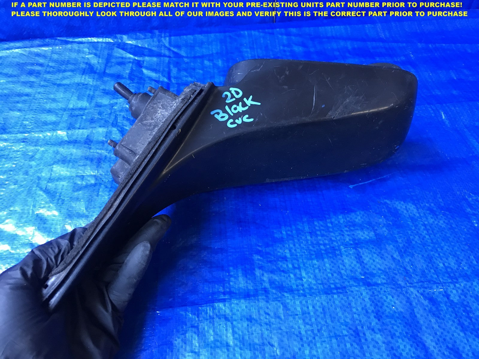 OEM 01 2002 2003 2004 2005 HONDA CIVIC SEDAN PASSENGER RIGHT SIDE VIEW MIRROR 2