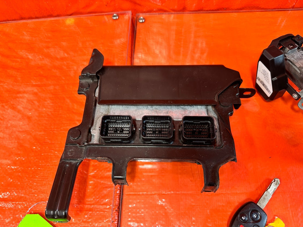 2013 13 HONDA CIVIC SI 2D COUPE K24Z7   6 SPEED MANUAL ECU   W/ IGNITION SWITCH4