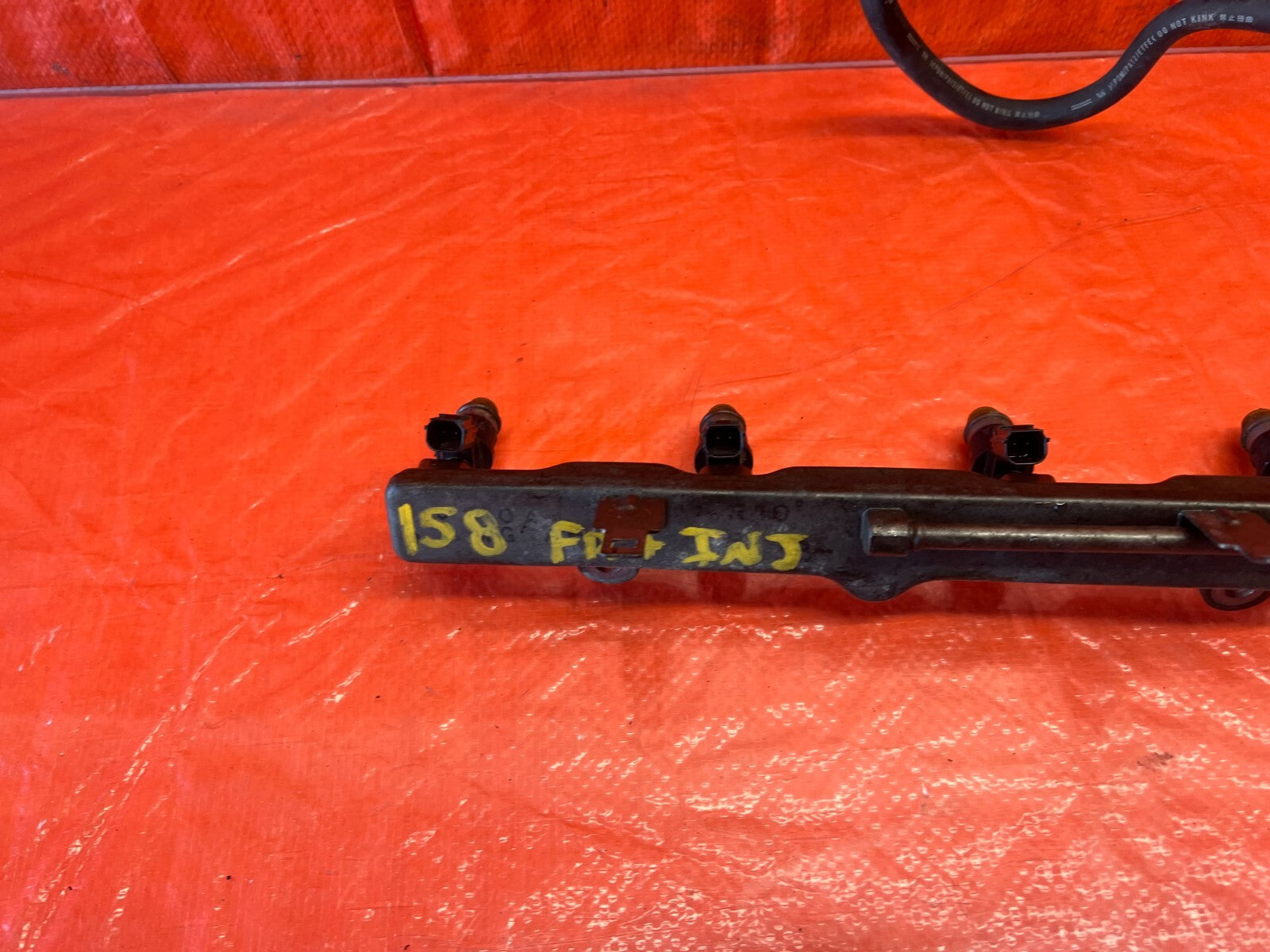 09 14 ACURA TSX 2.4L   K24Z3 FUEL RAIL W/ FACTORY FUEL INJECTORS   OEM #1596