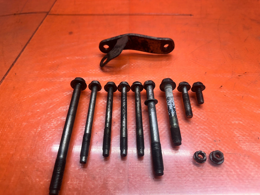 14-15 INFINITI Q50 VQ37 ALTERNATOR AC COMPREESOR POWER STEERING BOLTS #3445