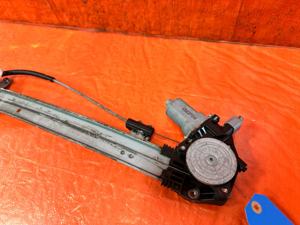 09 14 ACURA TSX   PASSENGER RIGHT REAR   WINDOW REGULATOR W/ MOTOR   OEM #3213