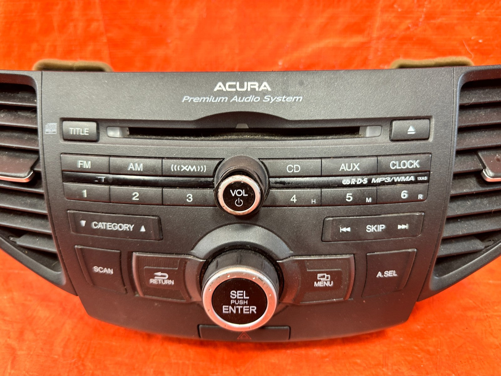 09 10 ACURA TSX   PREMIUM AUDO SYSTEM   RADIO STEREO CD PLAYER   39100 TL2 A0002