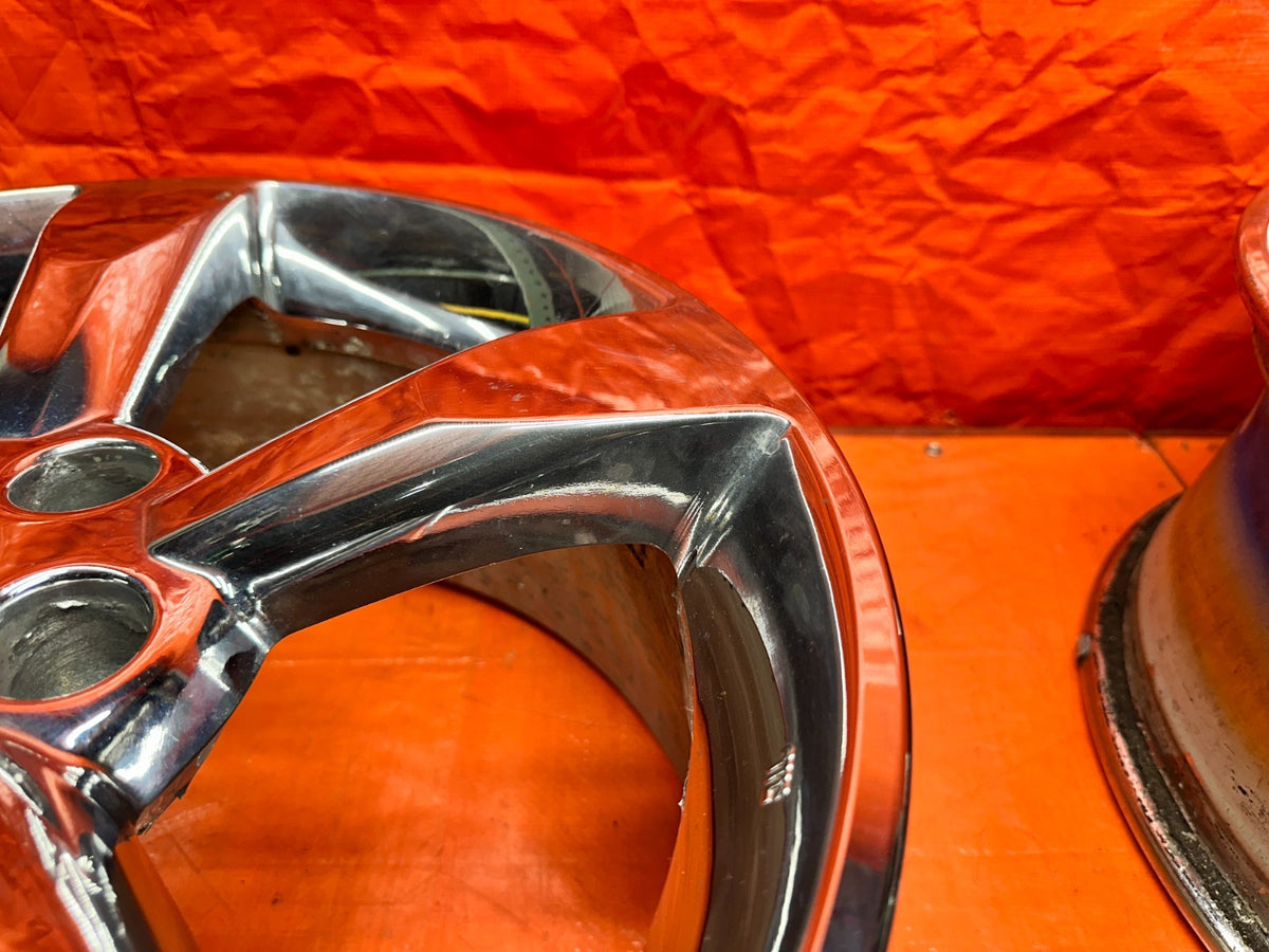 03-08 NISSAN 350Z - 5 SPOKE CHROME WHEELS RIMS - OEM FACTORY OE #34619