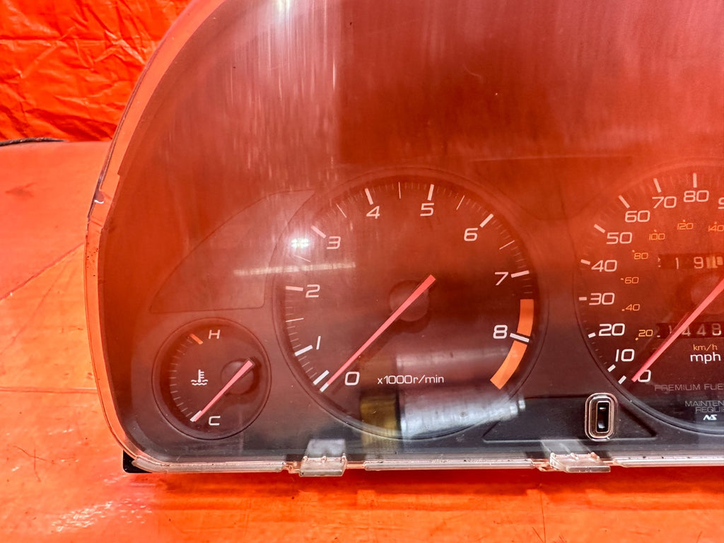 97 01 HONDA PRELUDE 2.2L 5 SPEED MANUAL SPEEDOMETER GAUGE CLUSTER DASH OEM #3355