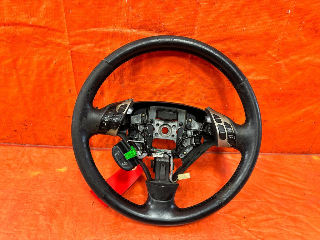 04 05 ACURA TSX   STEERING WHEEL   BLACK LEATHER WRAP   OEM FACTORY #3120