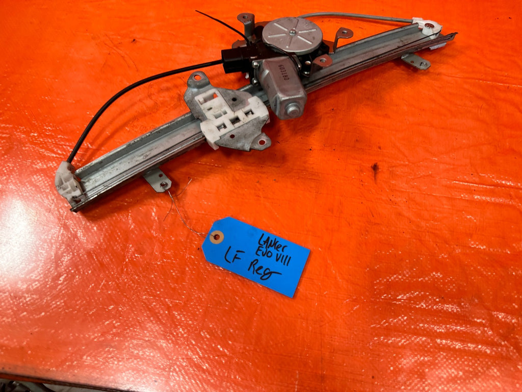 03 05 LANCER EVOLUTION EVO VIII IX 8 9   LEFT FRONT WINDOW REGULATOR   OEM EV81