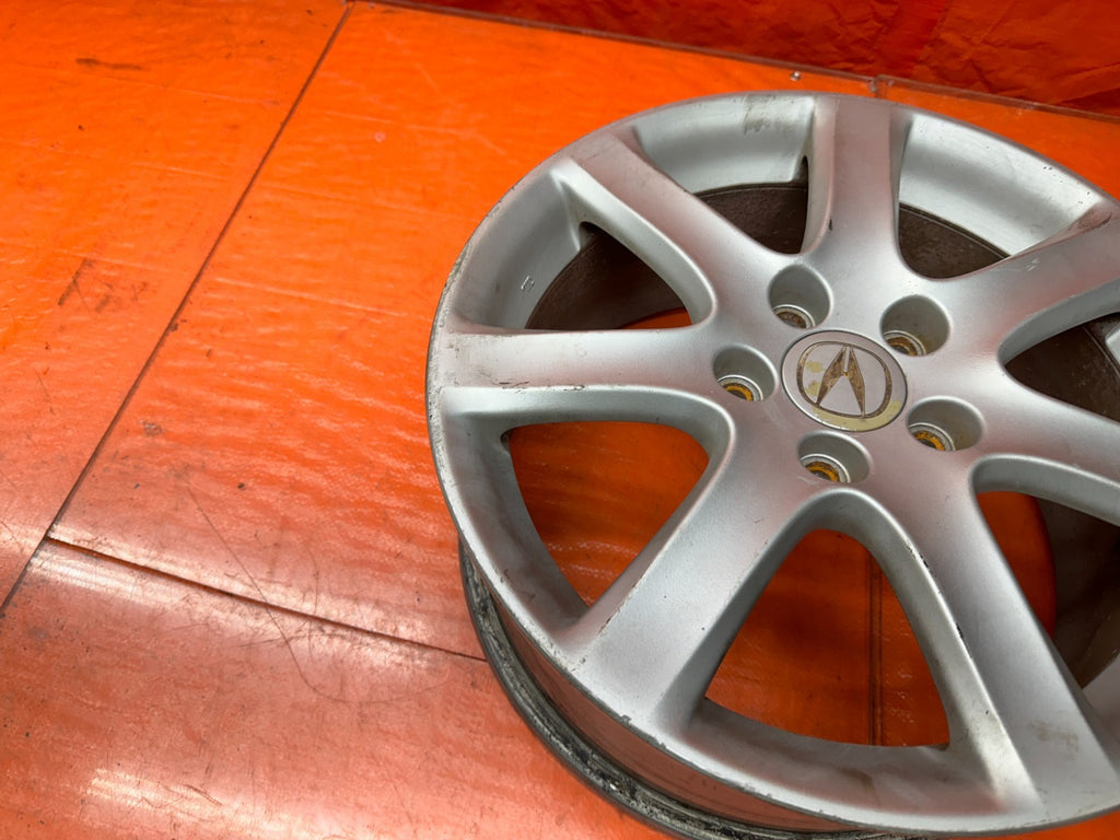 04 08 ACURA TSX 2.4L 17 INCH 7 SPOKE ALLOY WHEEL RIM 17x7 5x114.3 OEM FACTORY  110