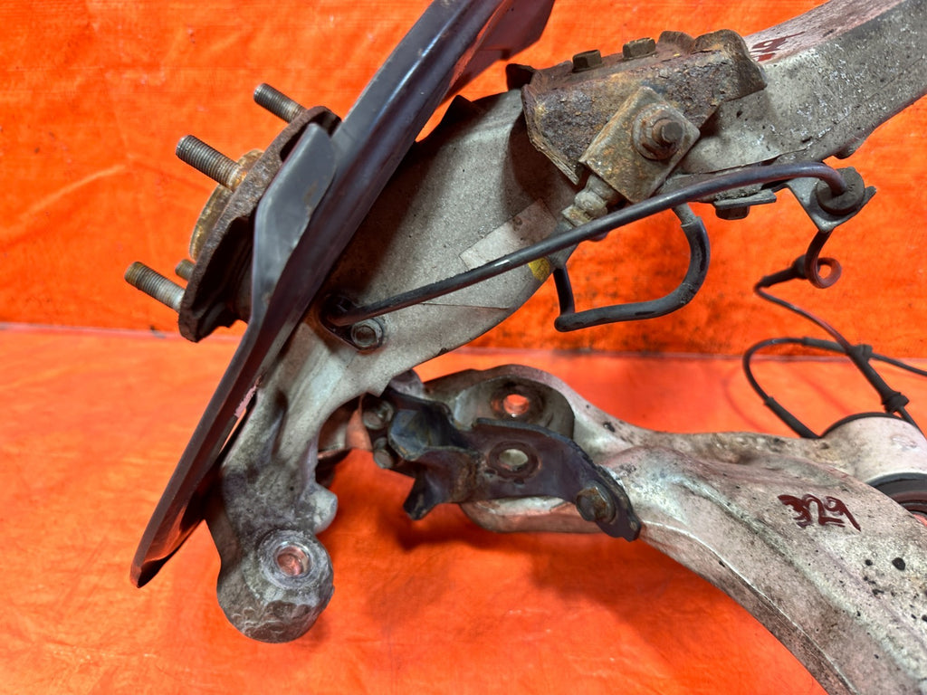 08 15 INFINITI G37 Q60 RWD LEFT FRONT SPINDLE KNUCKLE UPPER LOWER ARMS #3297