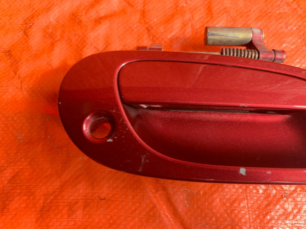 OEM 2003 ACURA RSX TYPE S PASSENGER RIGHT EXTERIOR DOOR HANDLE REDONDO RED PEARL5