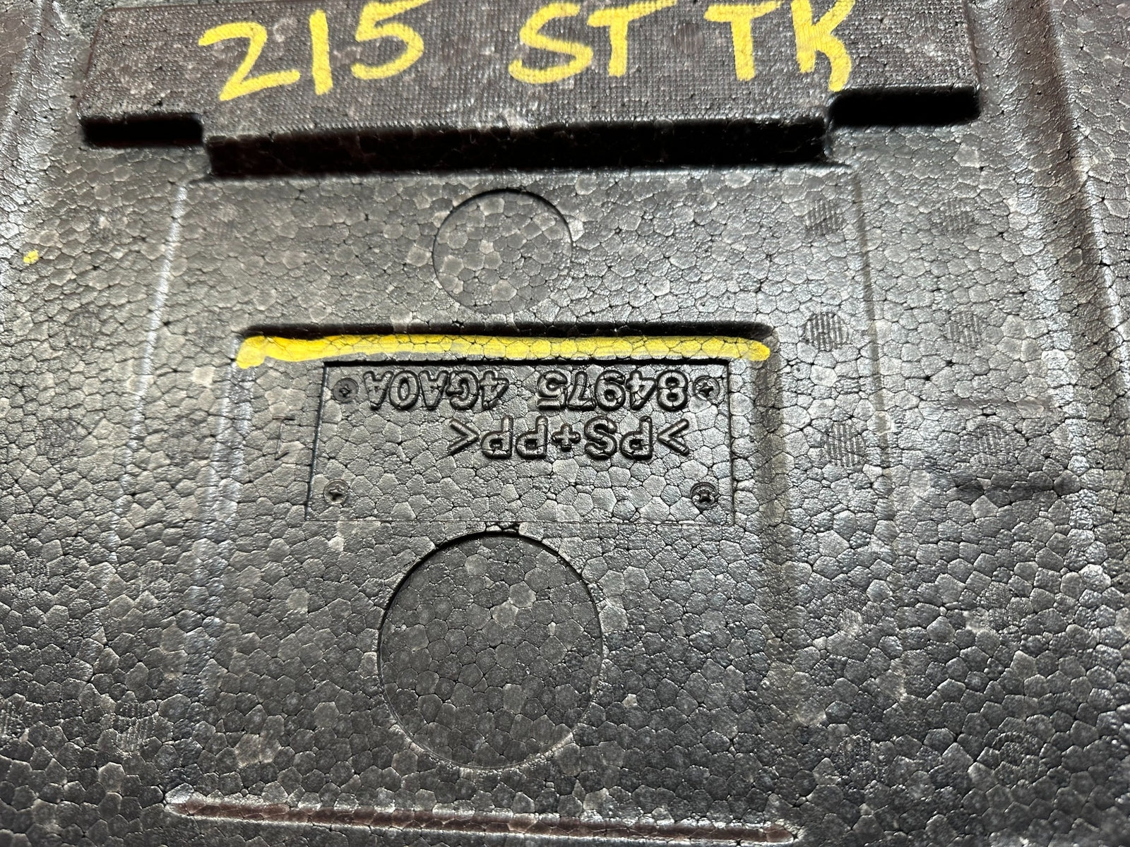 14 20 INFINITI Q50   REAR TRUNK FOAM INSERT SPARE TIRE OUTER LINING SET OEM #21512