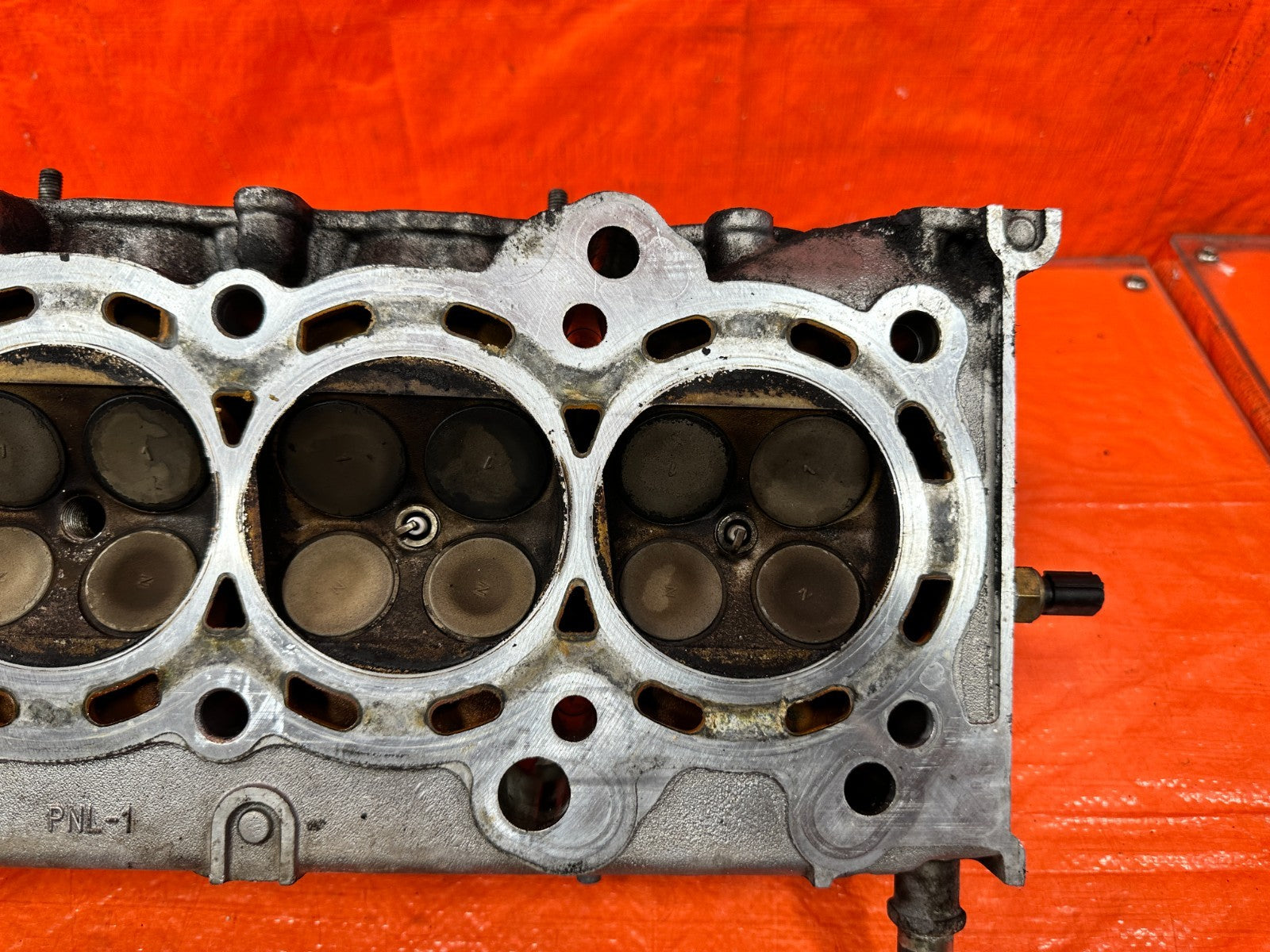 02 06 ACURA RSX BASE   K20A3 BARE CYLINDER HEAD W/ VTEC SOLENOID   OEM FACTORY13