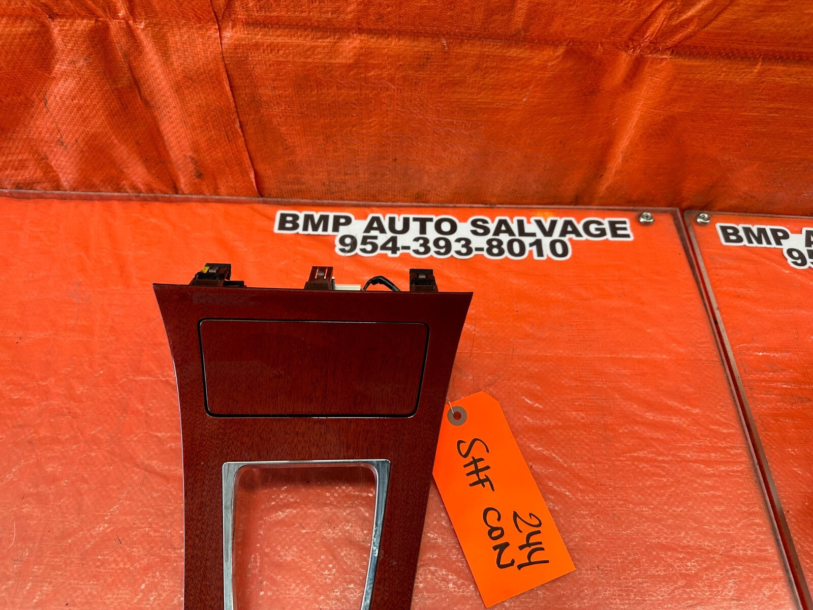 07 09 LEXUS ES350   SHIFTER CENTER CONSOLE TRIM BEZEL   OEM FACTORY #2449