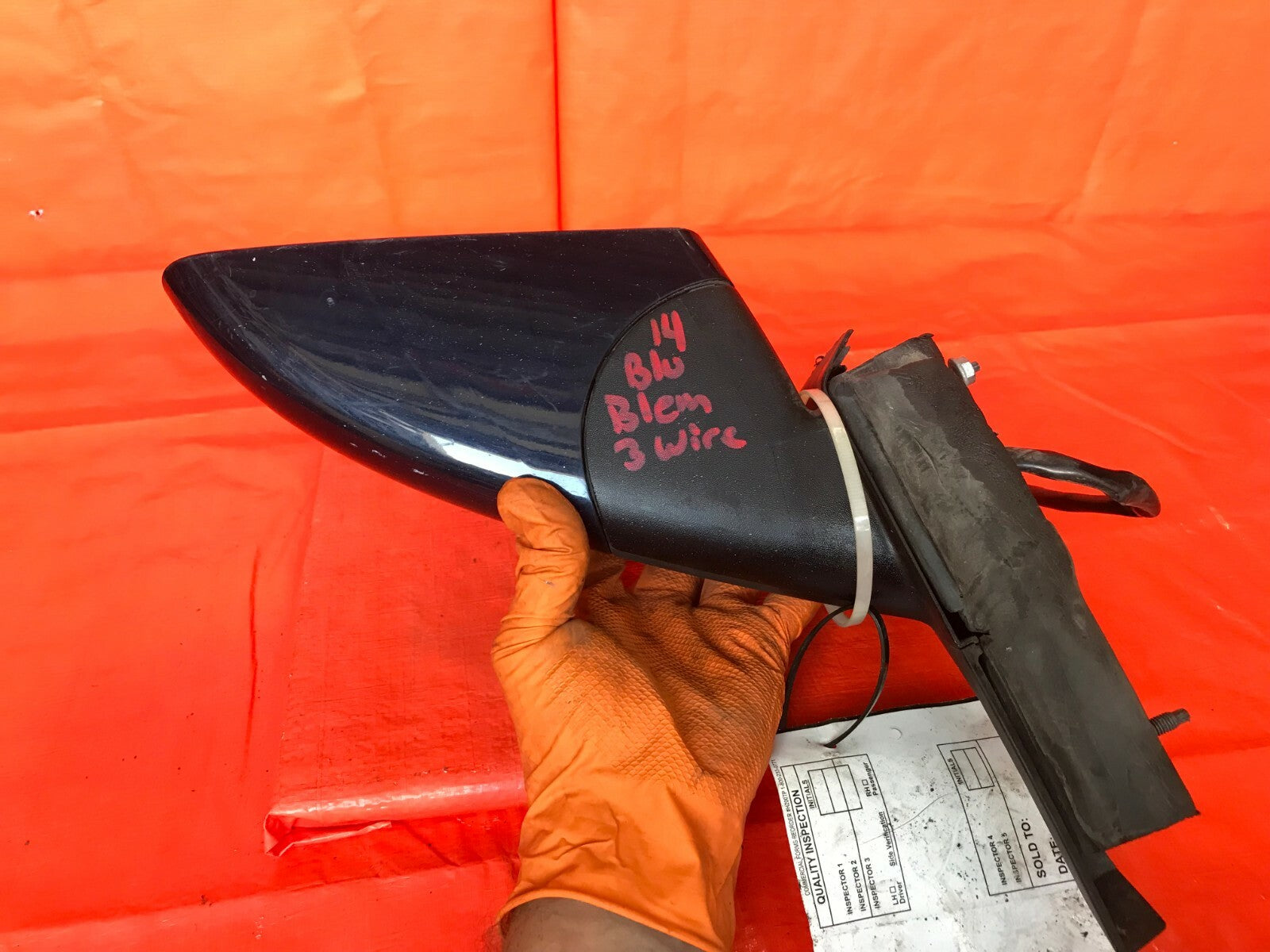 OEM 2006 2007 CHEVROLET MALIBU MAXX DRIVER LEFT SIDE VIEW MIRROR 15274255 BLUE9