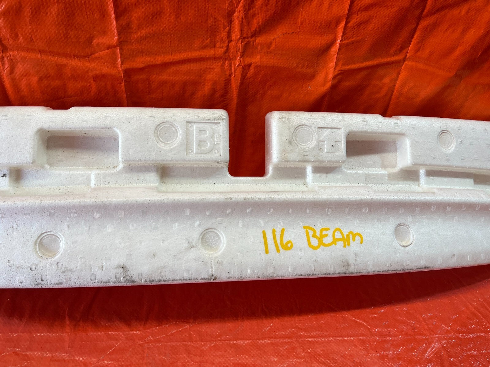 09 12 INFINITI FX50 FX35   REAR BUMPER CRASH BEAM ENERGY ABSORBER FOAM OEM #1165