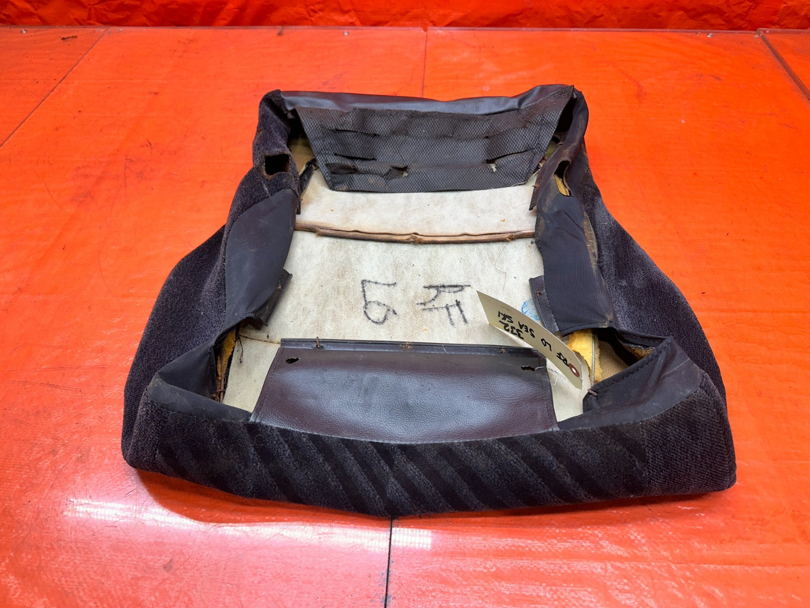 92 96 HONDA PRELUDE RIGHT FRONT LOWER SEAT CLOTH SKIN OEM #3328