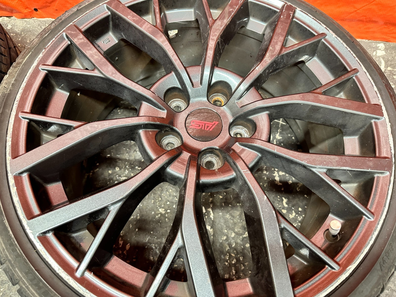 15-20 SUBARU WRX STI 4D 2.5L EJ257 18" ALLOY WHEELS RIMS TIRE SET SET OF 4 OEM11