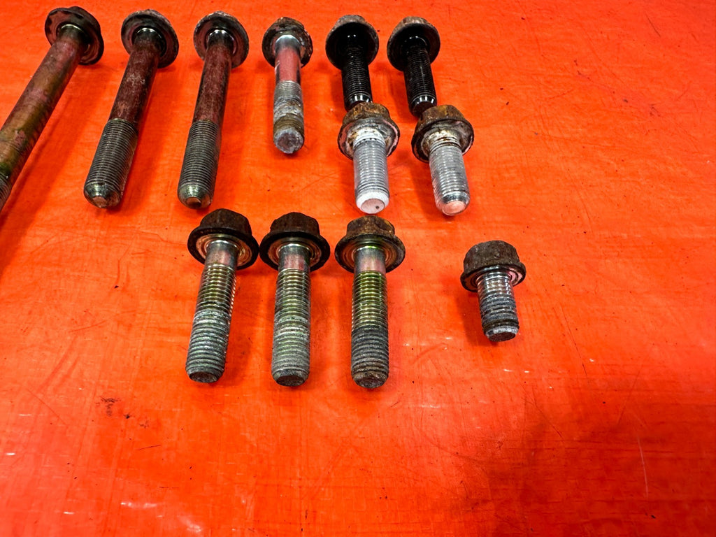 09 14 ACURA TSX   REAR TRANSMISSION BRACKET BOLTS HARDWARE   OEM #3052
