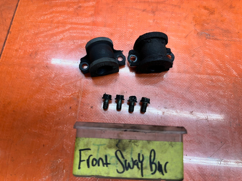 04-05 ACURA TSX 2.4L FRONT SWAY STABILIZER BAR MOUNT BRACKETS SET OEM #3390