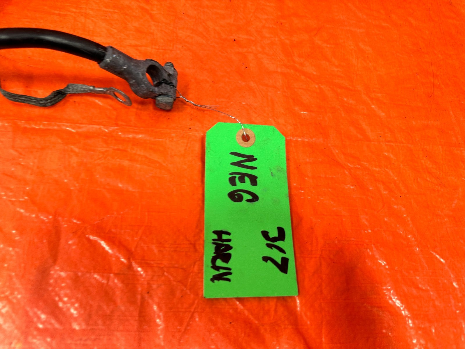90 91 HONDA CIVIC HATCHBACK   NEGATIVE TERMINAL BATTERY GROUND WIRE HARNESS 3171