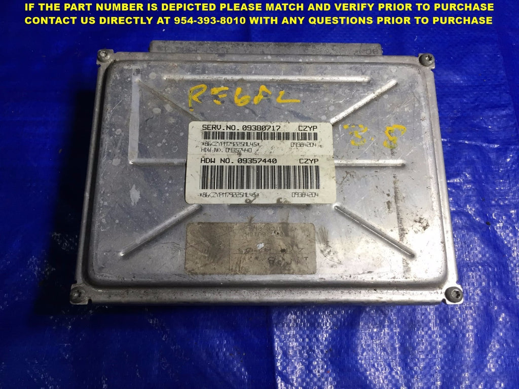 OEM ENGINE CONTROL UNIT MODULE ECU ECM MODULE PART # 09380717 CZYP0