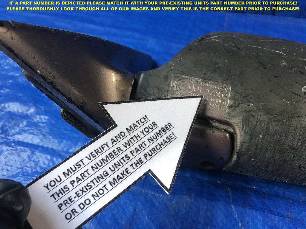 OEM 1990 1991 1992 1993 HONDA ACCORD DRIVER LEFT SIDE VIEW MIRROR BIN13 2