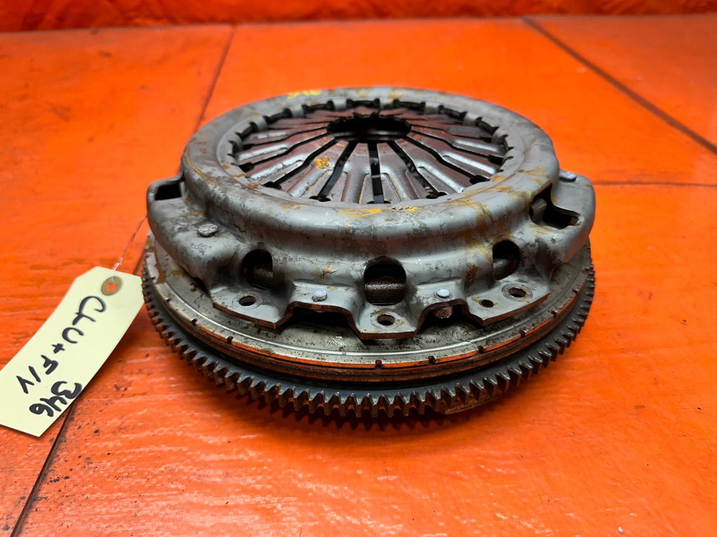 03-06 NISSAN 350Z 3.5L VQ35DE 6 SPEED MANUAL CLUTCH DISC AND FLYWHEEL OEM #3464