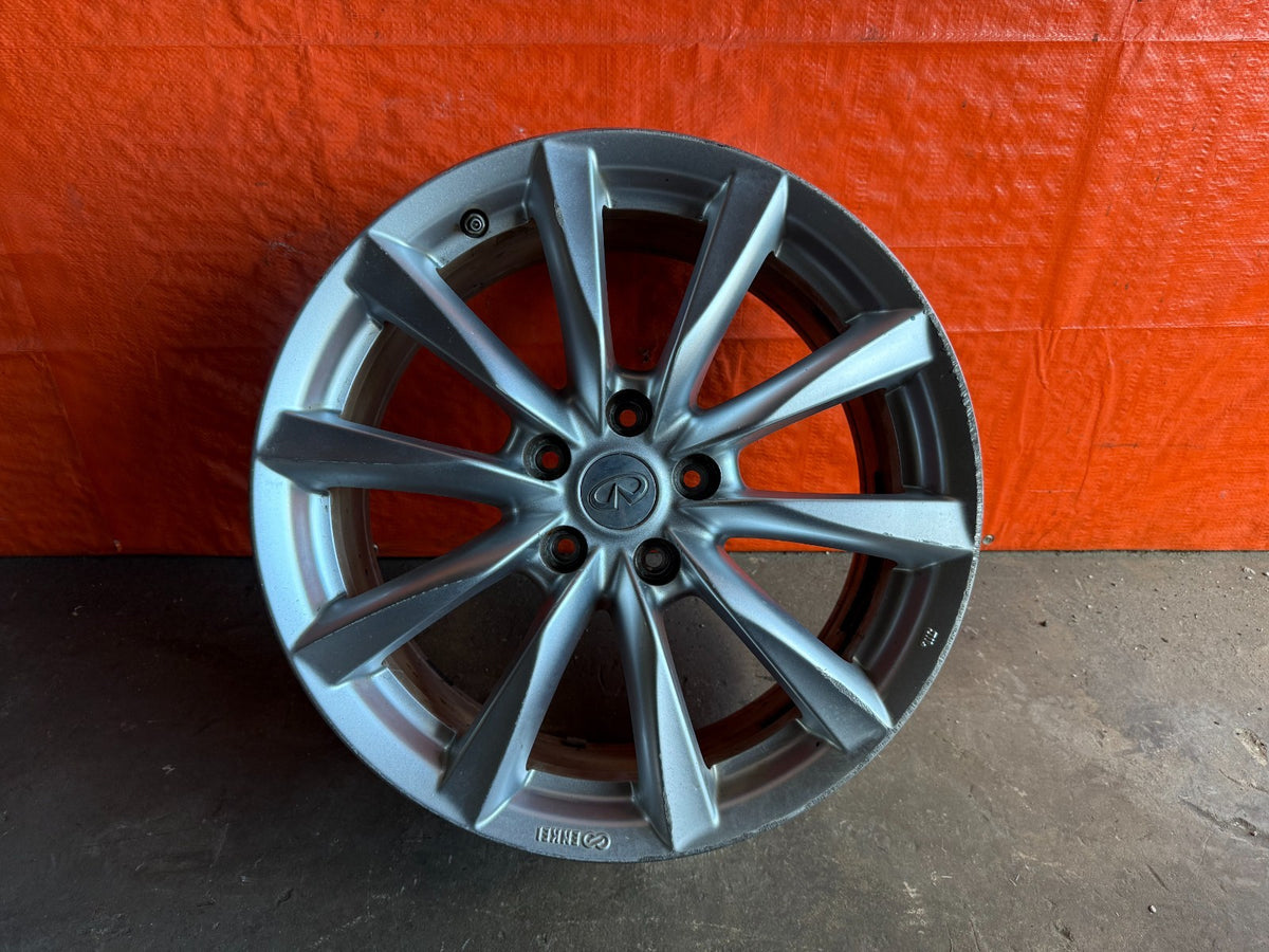 08-15 INFINITI G37 Q60 - 10 SPOKE - 18 INCH - FRONT WHEEL RIM - OEM #310-10