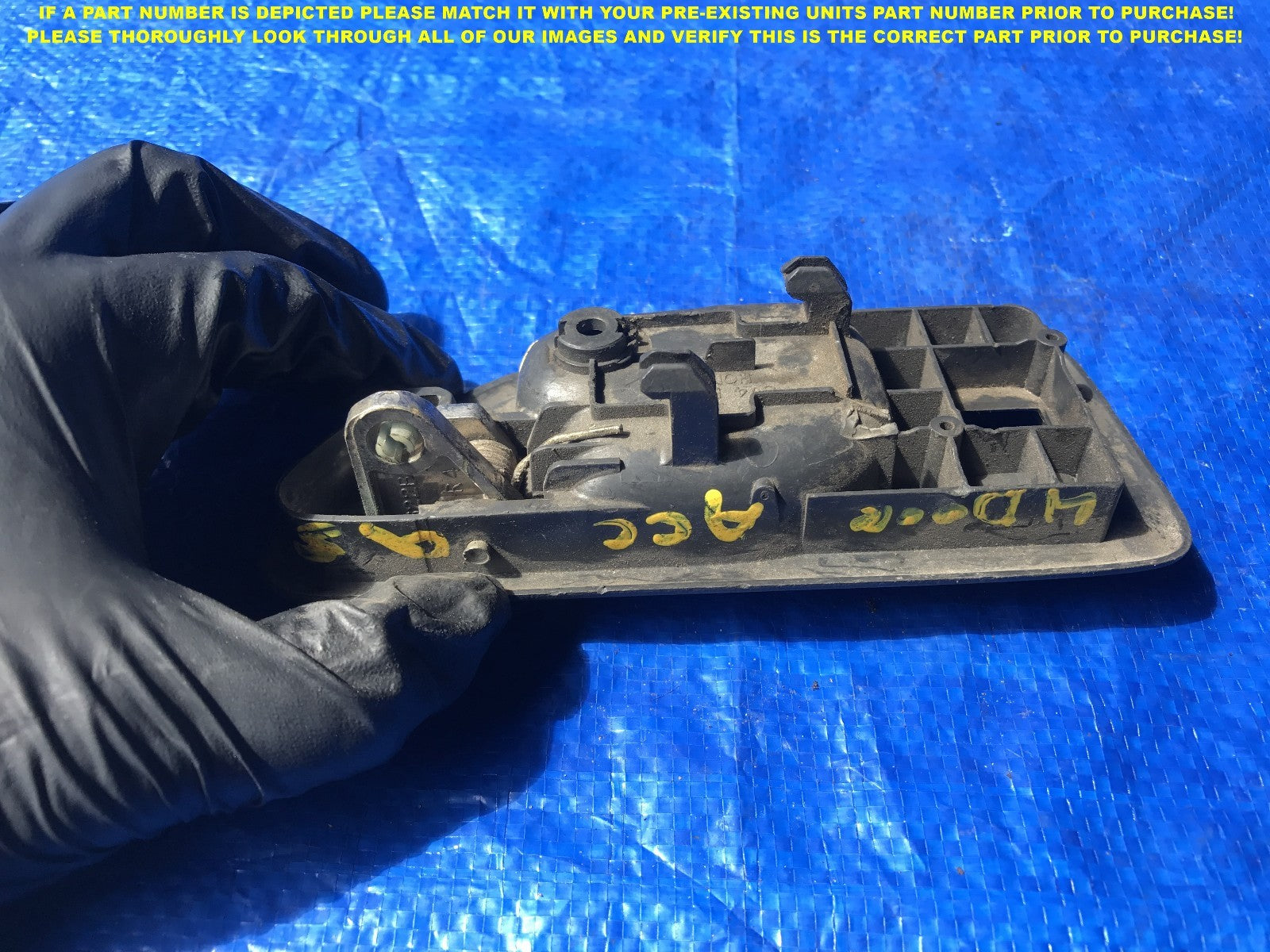 OEM 94 1995 1996 HONDA ACCORD SEDAN PASSENGER RIGHT REAR INTERIOR DOOR HANDLE1