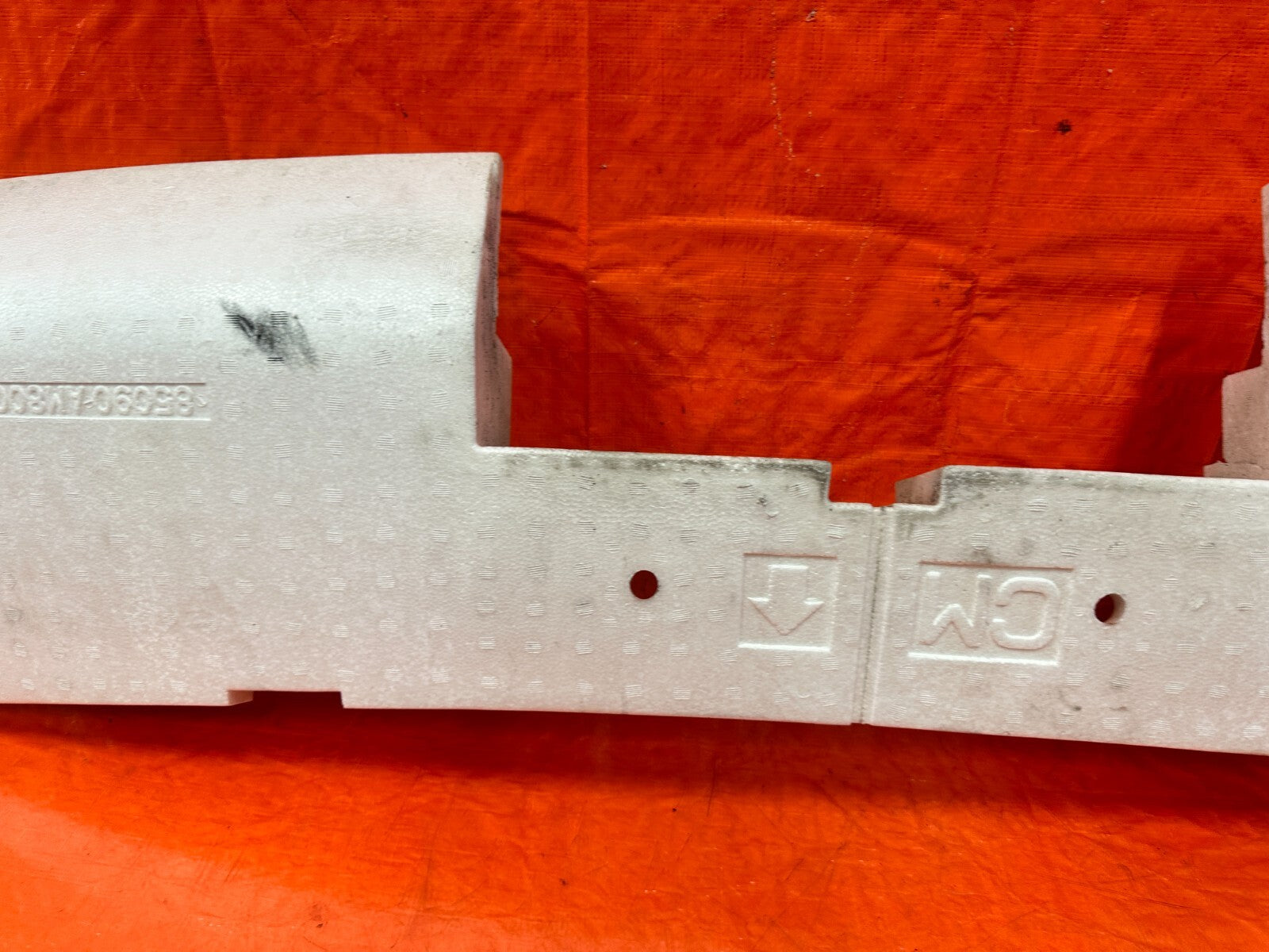 03 07 INFINITI G35 COUPE   REAR BUMPER FOAM IMPACT ENERGY ABSORBER   OEM #2983