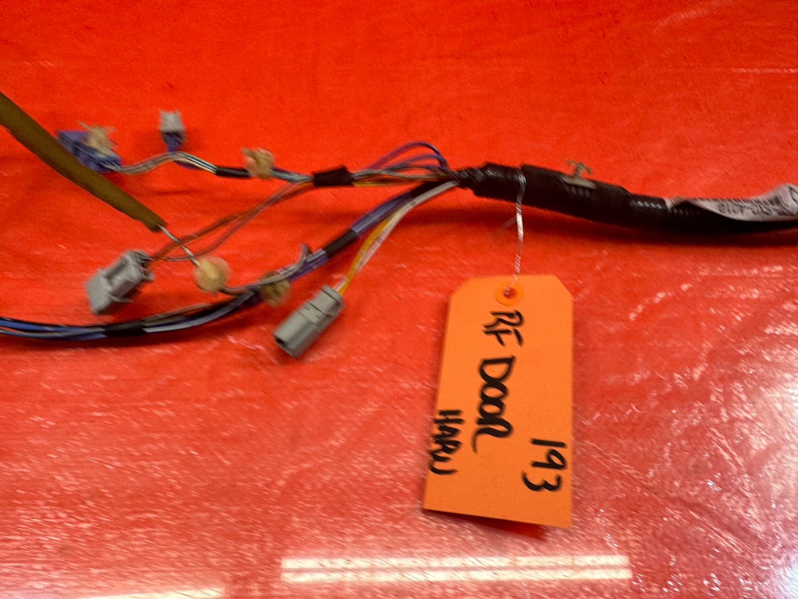 97 98 HONDA ODYSSEY LX   DOOR WIRING HARNESS WIRE LOOM PASSENGER RIGHT FRONT 19310