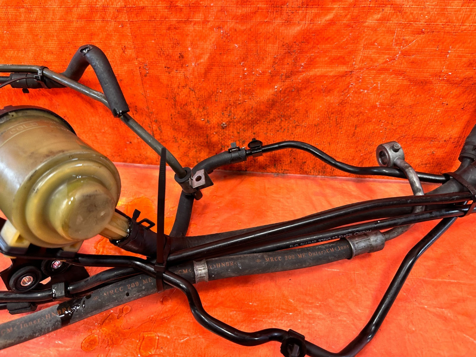 12 14 HYUNDAI GENESIS COUPE BK2 2.0L POWER STEERING LINES W/ RESERVOIR TANK  32510
