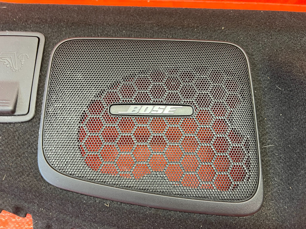 08 15 INFINITI G37 Q60 COUPE REAR SPEAKER COVER TRAY TRUNK LINING LINER TRIM 1699