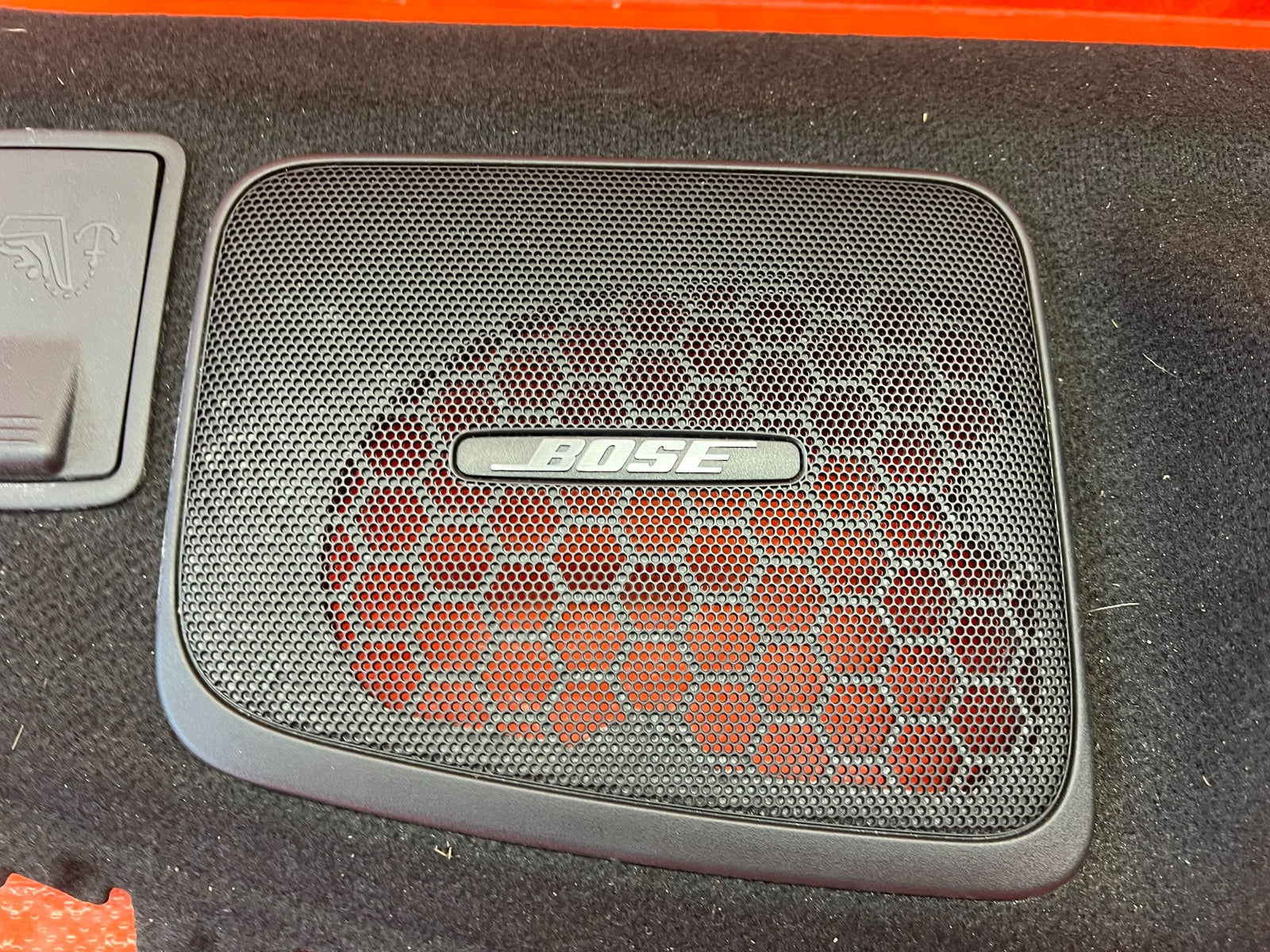 08 15 INFINITI G37 Q60 COUPE REAR SPEAKER COVER TRAY TRUNK LINING LINER TRIM 1699