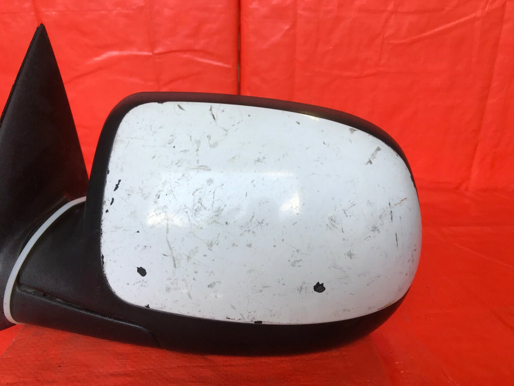 OEM 2002 02 GMC YUKON DRIVER LEFT SIDE VIEW MIRROR  HEATED   PUDDLE LITE   WHITE1