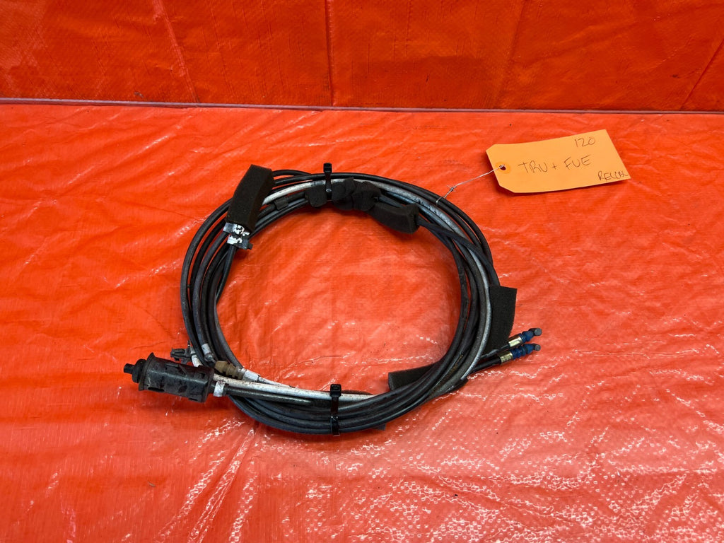 97 01 HONDA PRELUDE   TRUNK & GASOLINE GAS FUEL RELEASE CABLE WIRE   OEM #1200