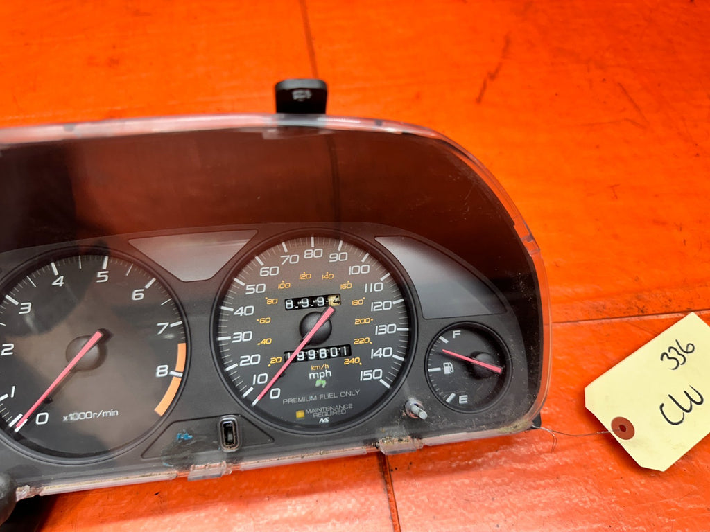 97 01 HONDA PRELUDE 2.2L MT MANUAL SPEEDOMETER INSTRUMENT GAUGE CLUSTER #3367