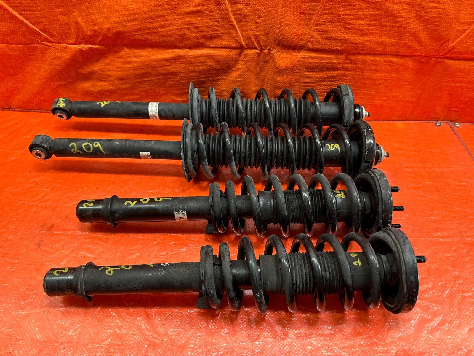 04 08 ACURA TSX   SHOCKS AND SPRINGS FRONT REAR FACTORY OEM   #2090