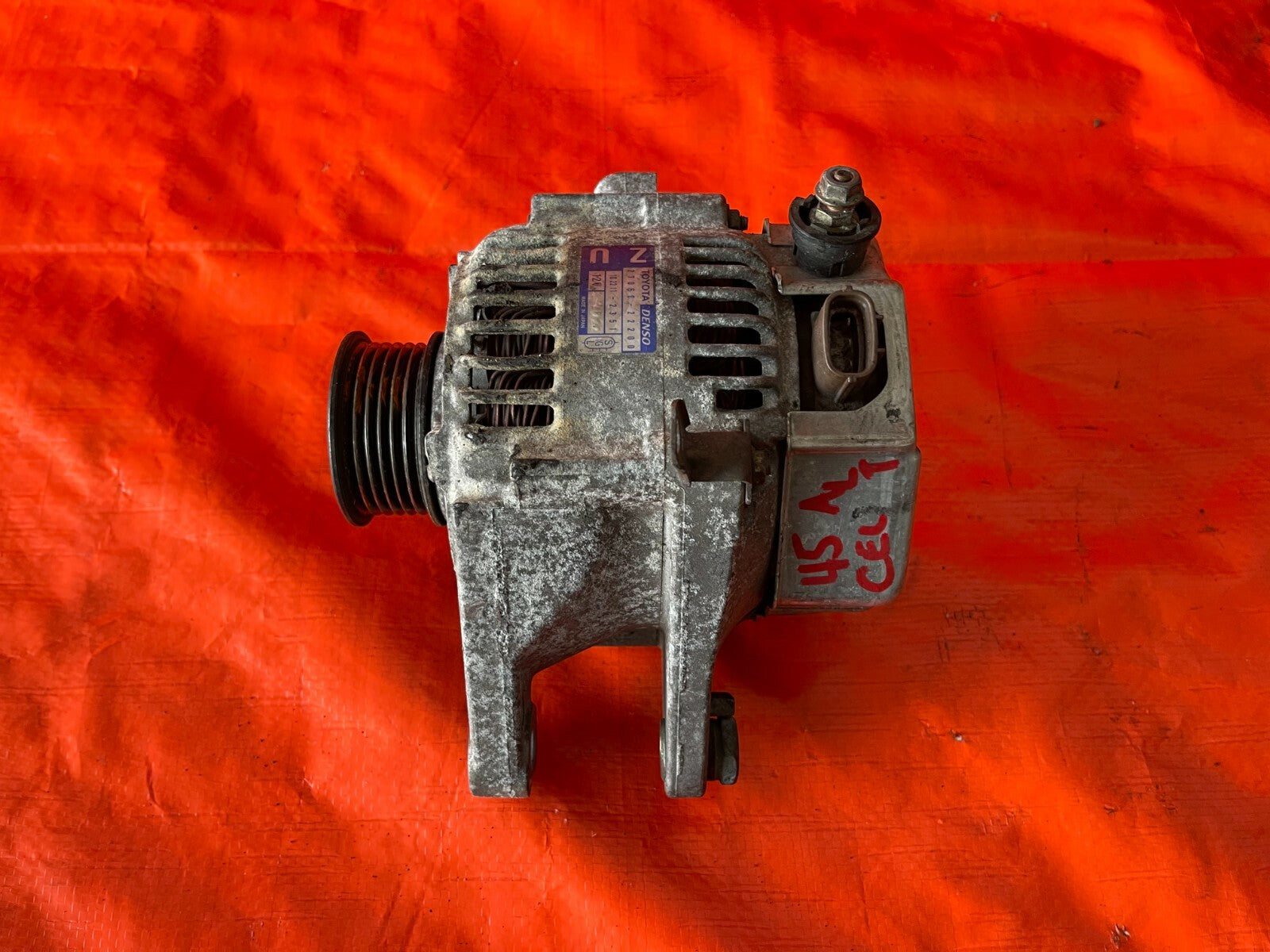 00 05 TOYOTA CELICA GT S   2ZZGE   MANUAL / STICK SHIFT   ALTERNATOR   OEM OE0