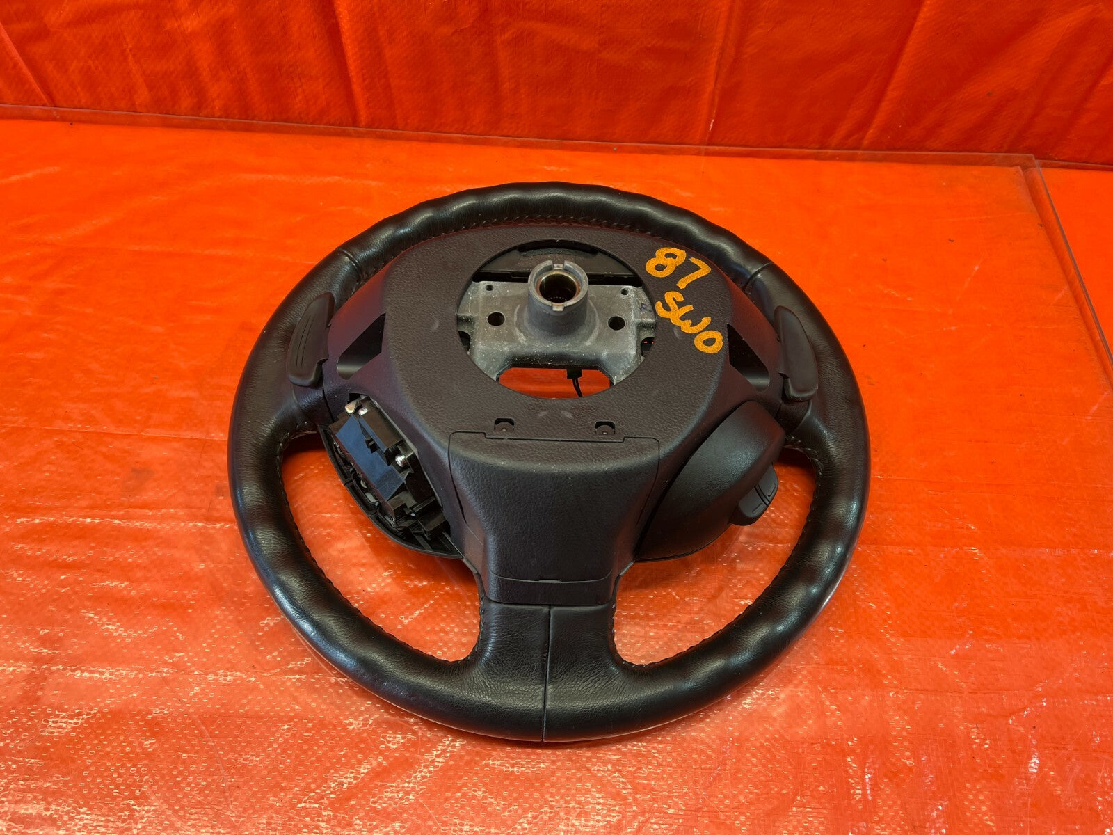 07 08 ACURA TL TYPE S   STEERING WHEEL   BLACK LEATHER W/ PADDLE SHIFTERS   OEM11