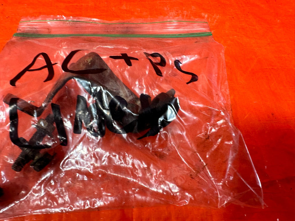03 06 LANCER EVOLUTION VIII 8 EVO IX 9   AC POWER STEERING LINES BOLTS #EVO95