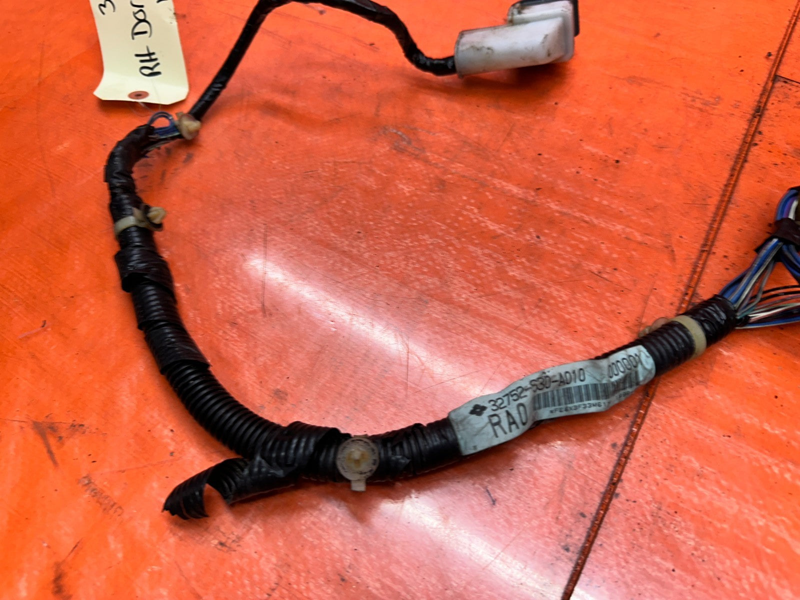 97 01 HONDA PRELUDE 2.2L PASSENGER RIGHT DOOR PANEL WIRE WIRING HARNESS #3369