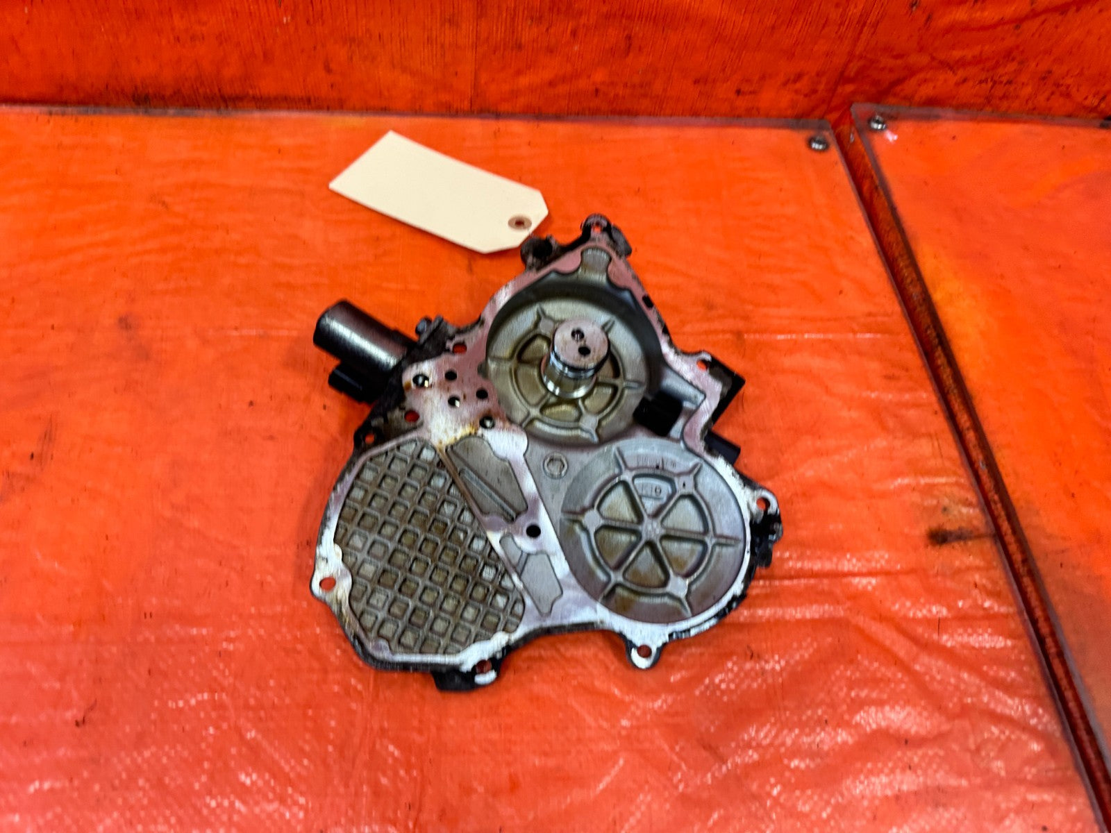 08 15 INFINITI G37 Q60 3.7L RIGHT PASSENGER VVT CAM SPROCKET VTC COVER #3299