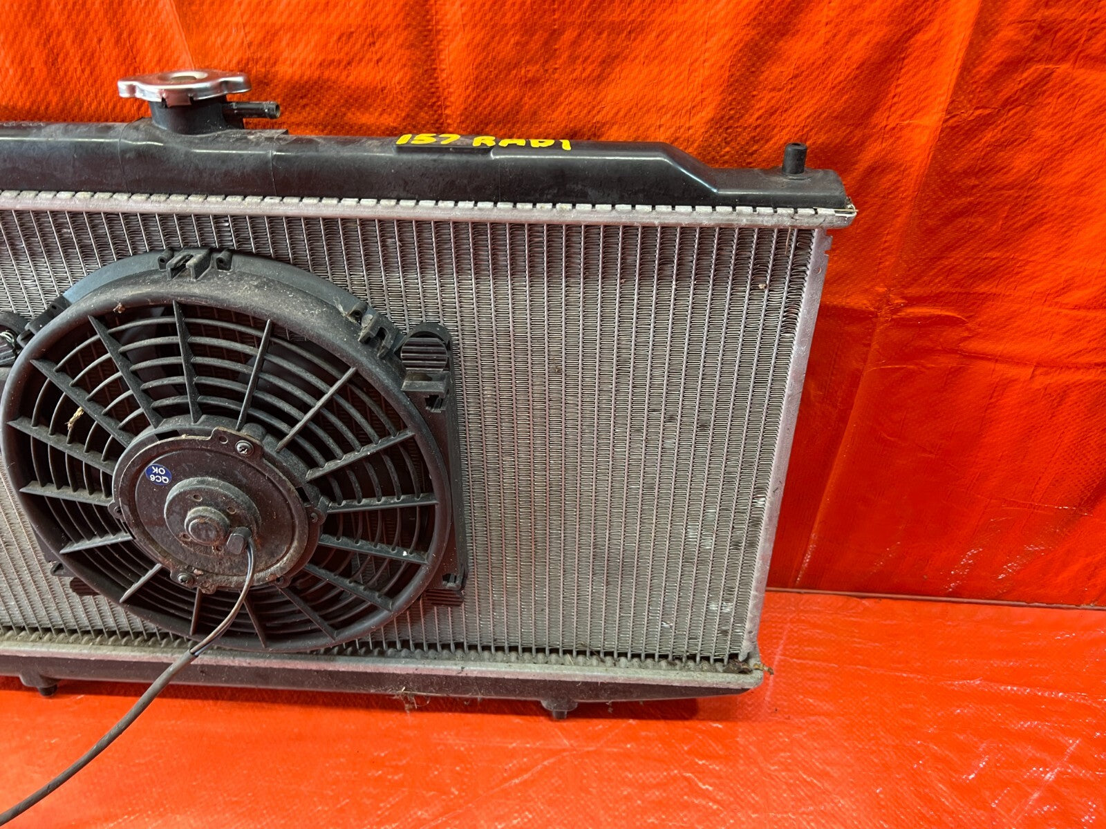 88 91 HONDA CRX DX SI   RADIATOR ASSEMBLY   AUTOMATIC TRANSMISSION ONLY OEM #1574