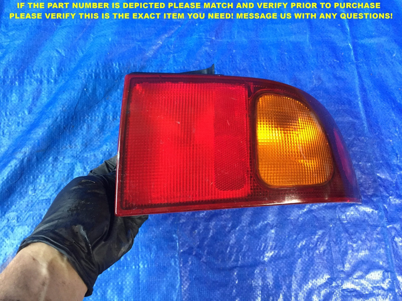 OEM 1995 1996 95 96 HYUNDAI SONATA PASSENGER RIGHT TAIL LIGHT 2B0