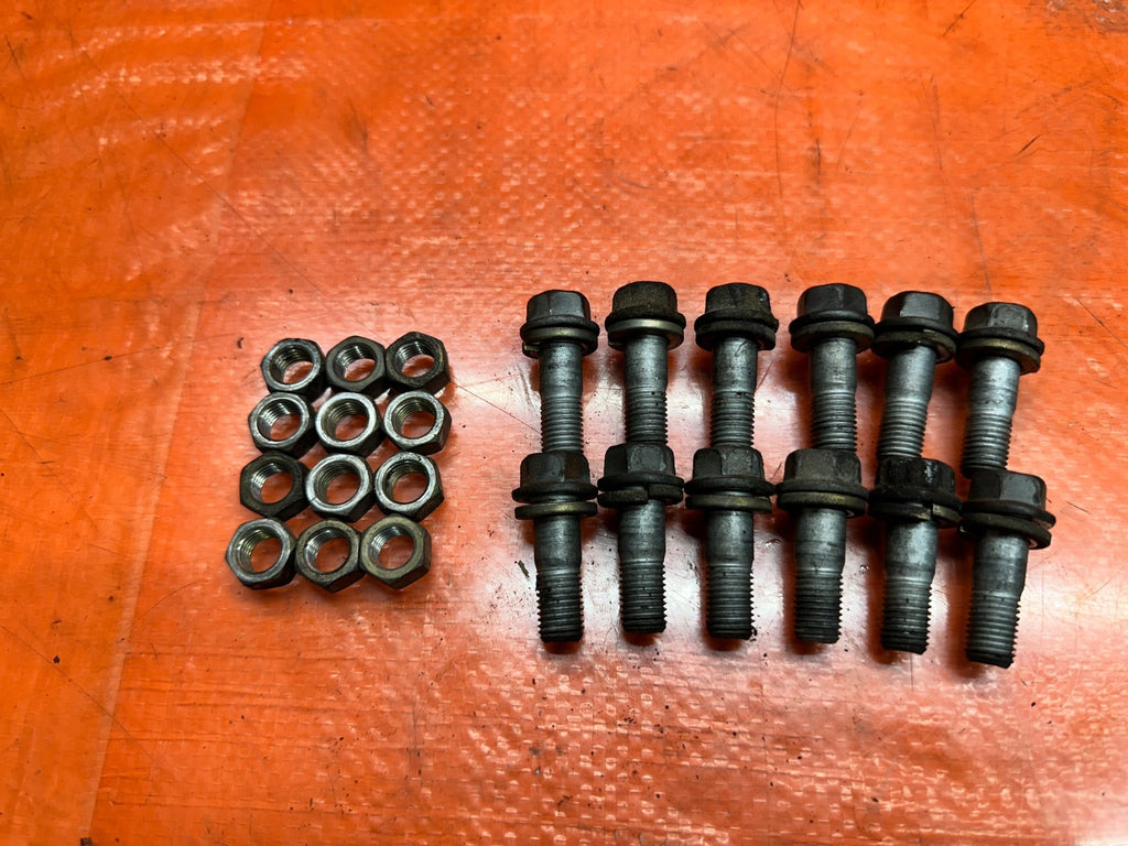 03-08 NISSAN 350Z 3.5L VQ35DE REAR AXLE BOLTS HARDWARE PAIR LEFT RIGHT OEM #3464