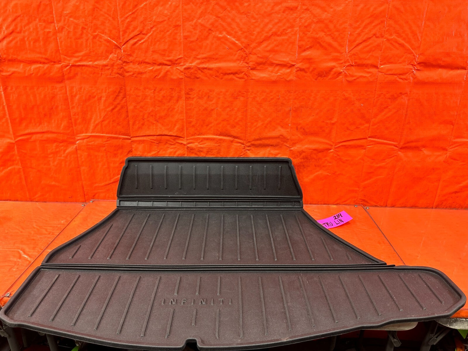17 20 INFINITI Q60   ALL SEASON TRUNK LINER   ALL WEATHER TRUNK LINER RUBBER OEM0