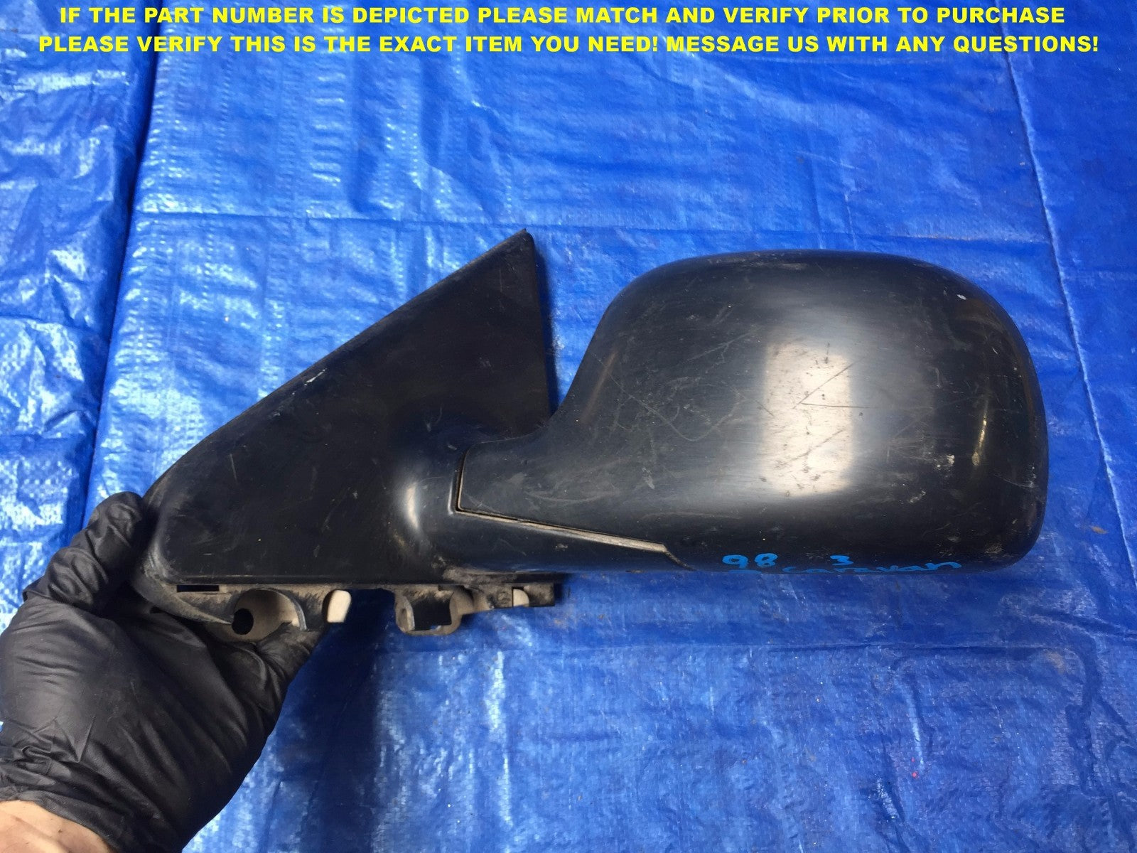 OEM 1996 1997 1998 1999 2000 DODGE CARAVAN DRIVER LEFT SIDE VIEW MIRROR 30