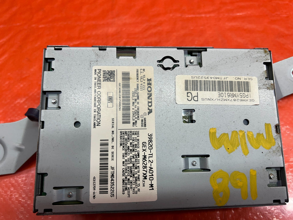 09 14 ACURA TSX   XM SATELLITE RADIO MODULE   39820 TL2 A01   OEM #1675
