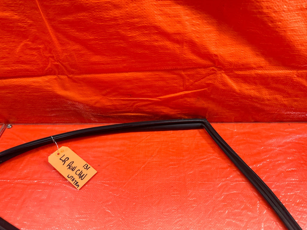 14 17 INFINITI Q50   DRIVER LEFT REAR WINDOW GLASS RUN CHANNEL   OEM FACTORY 1316